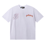 Godspeed T Shirts Great Western Skull Denim Cactus Print Cotton Casual Short Sleeve Men and Women