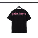 Palm Angels T Shirts Letter Print Short-Sleeve T-shirt Men's Loose Half Sleeve