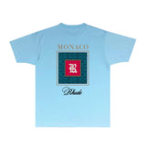 Rhude T Shirts Printed Trendy Pure Cotton