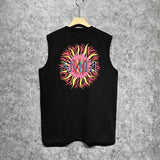 Amiri tank top colorful sun print