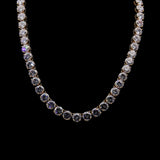 Chains Hip Hop Vintage 8mm Zircon Stereo Tennis Chain Necklace Spectrum
