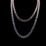 Chains Hip Hop Vintage 8mm Zircon Stereo Tennis Chain Necklace Spectrum