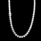 Chains Hip Hop Vintage 8mm Zircon Stereo Tennis Chain Necklace Spectrum