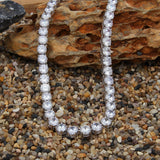 Chains Hip Hop Vintage 8mm Zircon Stereo Tennis Chain Necklace Spectrum