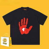 Drew T Shirts Cotton Short-Sleeved Smiley T-shirt