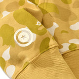 Bathing Ape Hoodie Gold Shark Head Double Hat Camouflage Sweater Men's Autumn and Winter Cardigan Zipper Jacket