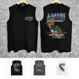 Amiri tank top flame island print