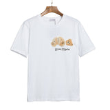 Palm Angels T Shirts Embroidered Half Sleeve T-shirt Men's and Women's Loose Short Sleeve T-shirt
