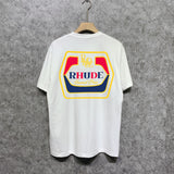 Rhude T Shirts Printed Trendy Pure Cotton