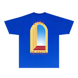 Casablanca T Shirts Fashion Print Street