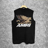 Amiri tank top mottled pegasus print