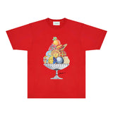 Casablanca T Shirts Fashion Print Street