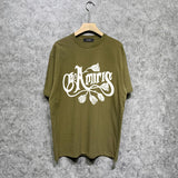 Amiri t shirts morning glory printing short sleeve