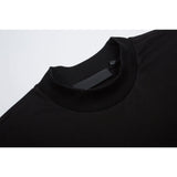 Fog Essentials T Shirts Autumn and Winter FOG Double Line Flocking Letter Crew Neck Short Sleeves