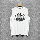 Amiri tank top big bad wolf letterprinting