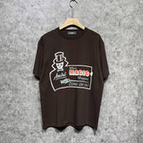 Amiri t shirts top hat magician printing short sleeve