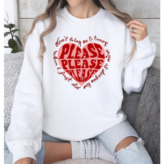 Sabrina Carpenter and Jenna Ortega Kiss Sweatshirt