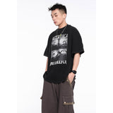 Unisex T-Shirts FOG Vintage Portrait Print Old Short Sleeves