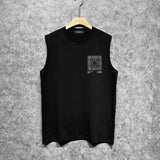 Amiri tank top simple logo square scarf printing