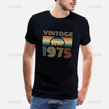 Vintage 1975 Limited Edition Men T Shirts Retro Classic