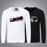 Dsq2 Hoodie DSQ Lian D2 Rectangular Three-Dimensional Printed Sweater Trendy Men's Autumn and Winter