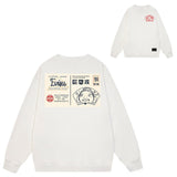 Evisu Sweatshirts Loose Casual Unisex Sweatshirts