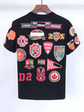 Dsq2 T Shirt Casual Sports Printed Short Sleeve Summer Men