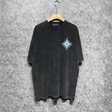 Amiri washed t-shirt star shield short sleeve