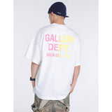 Unisex T-Shirts GALLERY DEPT Ink Splashing Hand-painted Loose T-shirt