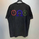 SAINT MICHAEL Vintage T Shirt FALSE PERCEPTION x Marilyn Manson Lightning Vintage Short Sleeve