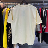 Rhude T Shirts Gustavia Hotel Printed Cotton Casual Short Sleeves Men's and Women's