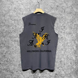 Amiri tank top hollywood eagle printing