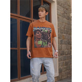 Film Star T Shirt Trendy Cotton Short Sleeve Loose round Neck Retro Heavy T-shirt