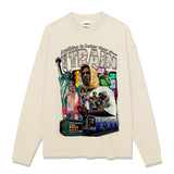 Asap Rocky T Shirts ASAP ROCKY Loose Print Short Sleeve T-Shirts Men and Women