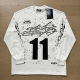 HS long-sleeve T-shirt summer, loose pullover long-sleeve T-shirt