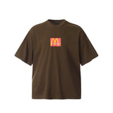 Unisex T-Shirts TRAVIS SCOTT Loose McDonald Buy M Letter Short Sleeves