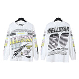 HS long-sleeve T-shirt summer, loose pullover long-sleeve T-shirt