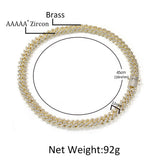 Chains Hip Hop 12MM Cuban Chain Tide Brand with Diamonds Spectrum St. Valentine's