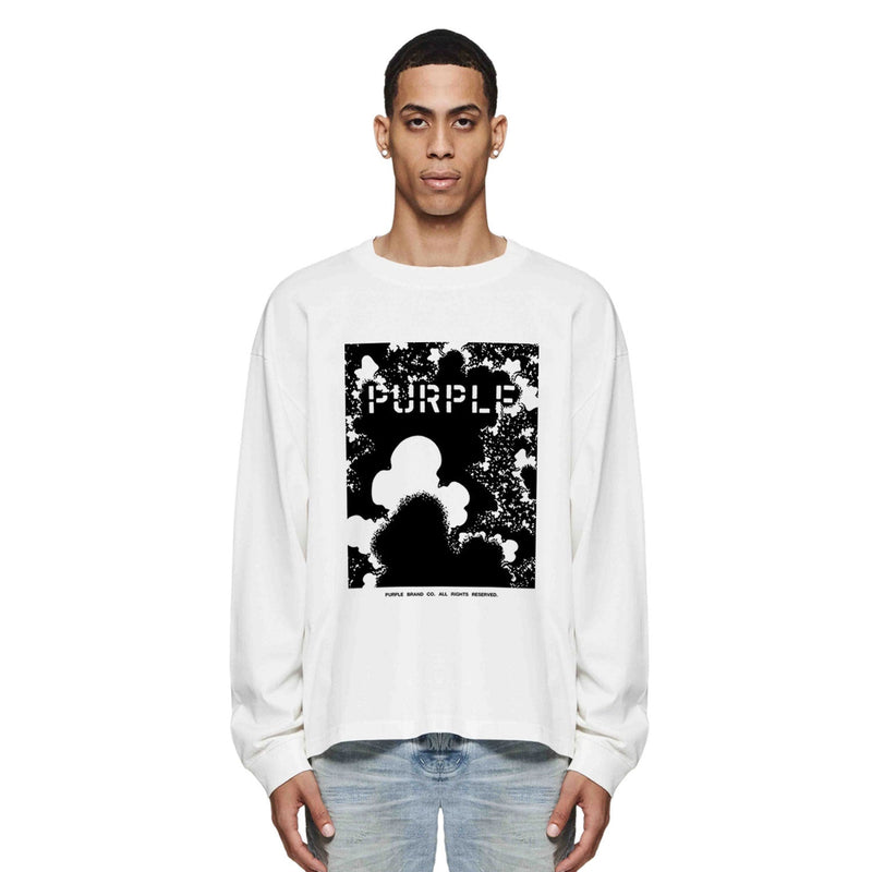 Purple Brand Long Sleeve T-Shirt Fashion Loose Long Sleeve Top