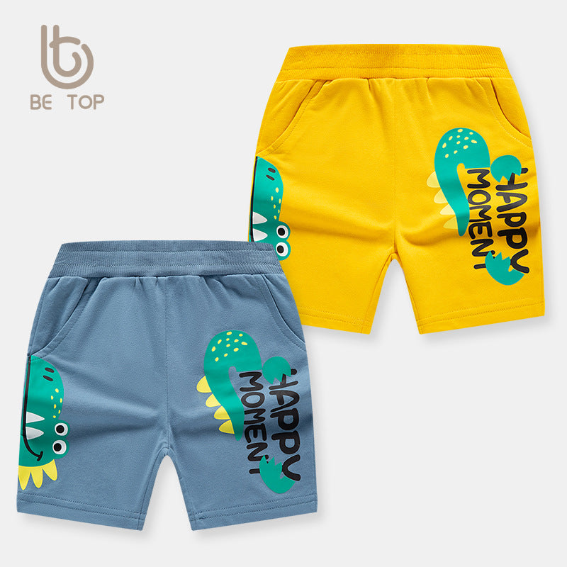 Boy Shorts Baby Boys' Pants Fifth Pants Fashion Brand Casual Pants Children's Summer Clothing