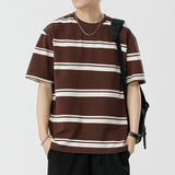 Mariner Shirt Summer Couple's Short-Sleeved T-shirt Japanese Leisure Loose