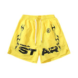 Men Shorts Wash and Do Old Casual Shorts Summer