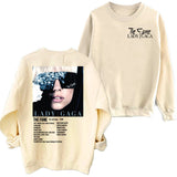 The Fame Lady Gaga Sweatshirt Harajuku Round Neck Long