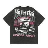 Hellstar T Shirt Creative Cartoon Portrait Printing