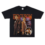 Film Star T Shirt Movie the Killer Derivative Short Sleeves Retro American Street T-shirt Men and Women
