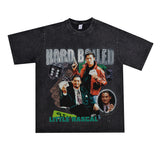 Film Star T Shirt Short Sleeve Retro American T-shirt Men and Women