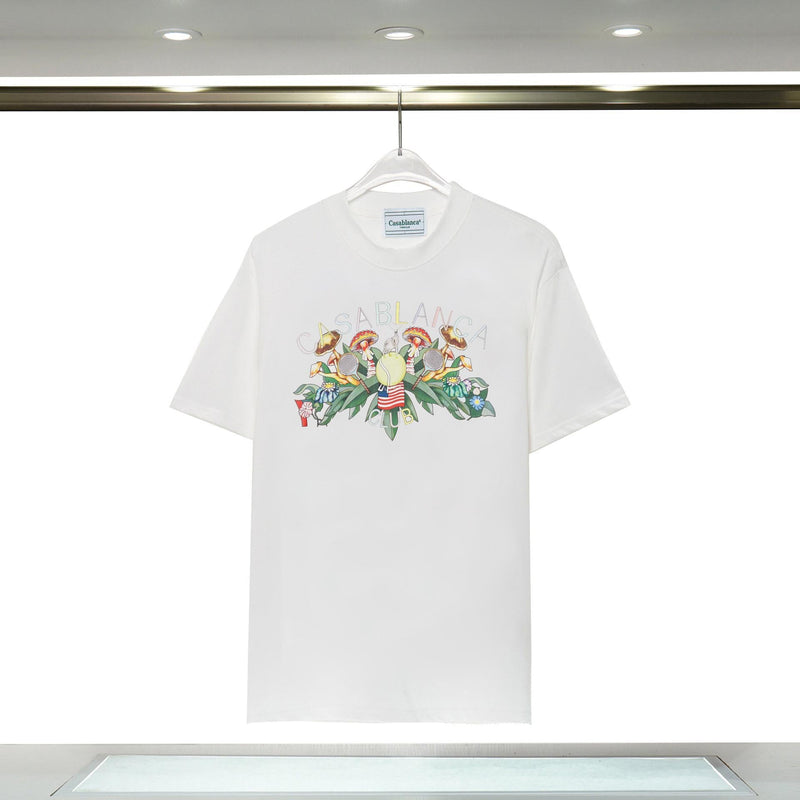 Casablanca T Shirts Fashion Casual Crew Neck Tee