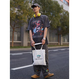 Basket Ball Star T Shirt Basketball Washed Distressed Printed Short Sleeve American Retro T-shirt Pure Cotton