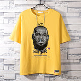 Basketball Sports T Shirt Basketball Sports Trendy Printed Short-Sleeved T-Shirt Men'S Loose