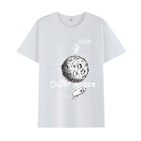 Basketball Sports T Shirt Summer Short-Sleeved T-Shirt Male Handsome Loose Student Nasa Astronaut